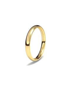 Alianza de Oro Amarillo Almendrada Minimal