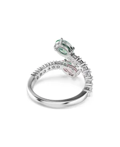 Anillo Abierto Ariana Grande x Swarovski Baño de Rodio Circonita | 5737372