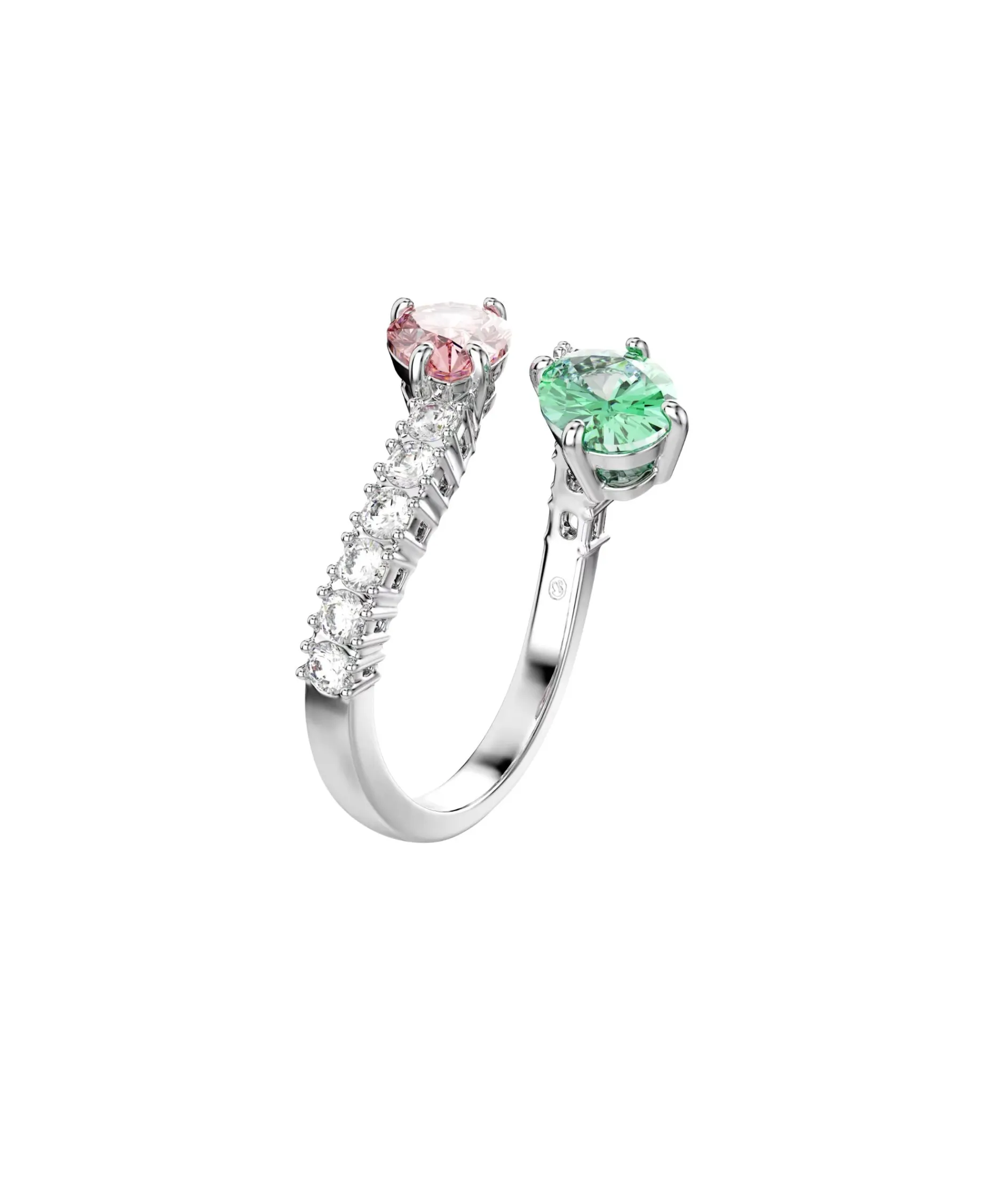 Anillo Abierto Ariana Grande x Swarovski Baño de Rodio Circonita | 5737372