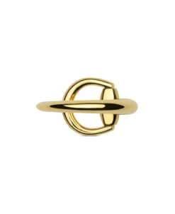 Anillo Abierto Gucci Horsebit Oro Amarillo | YBC795651001014