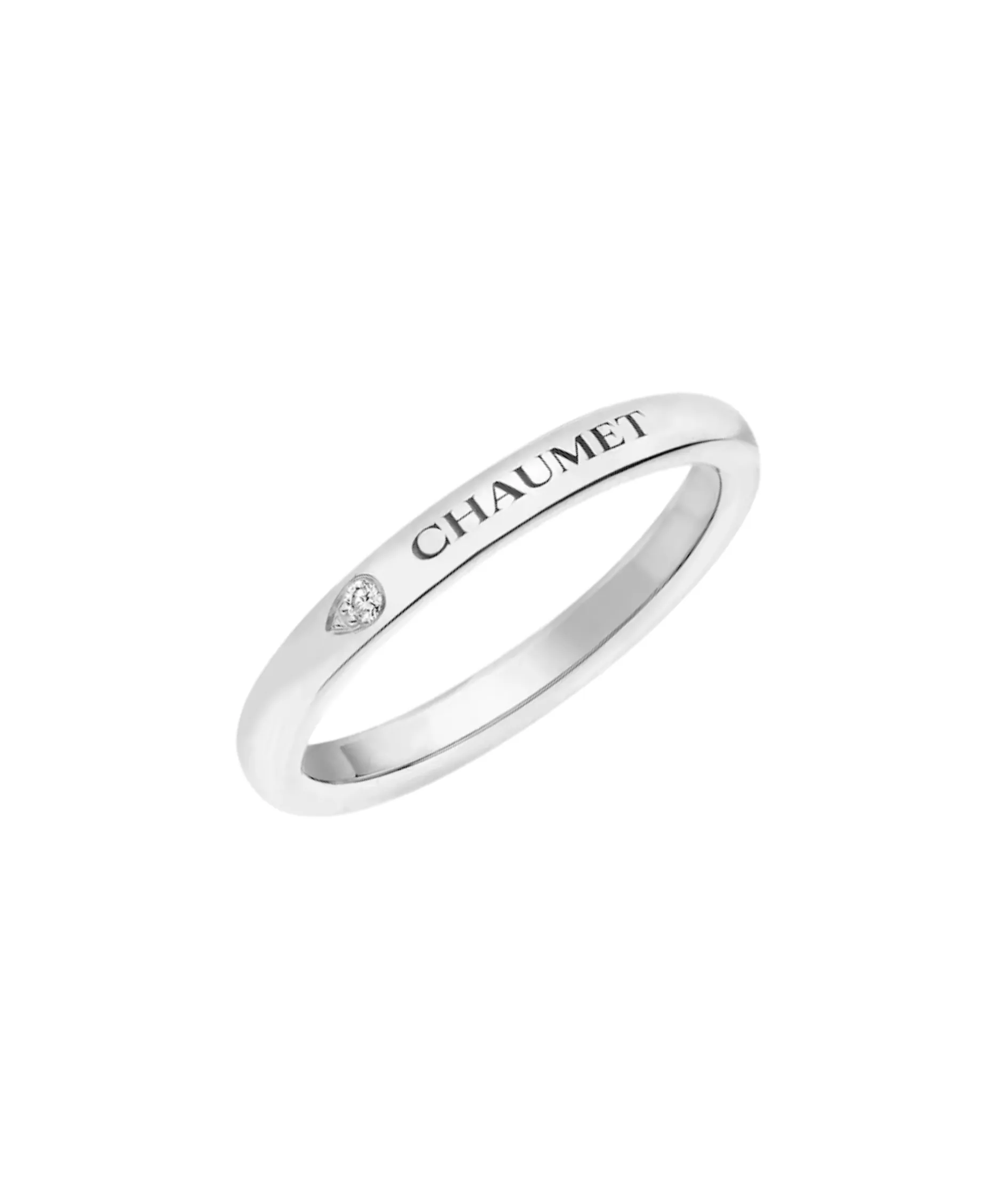 Anillo Alianza Chaumet Les Éternelles Platino y Diamante | 085739