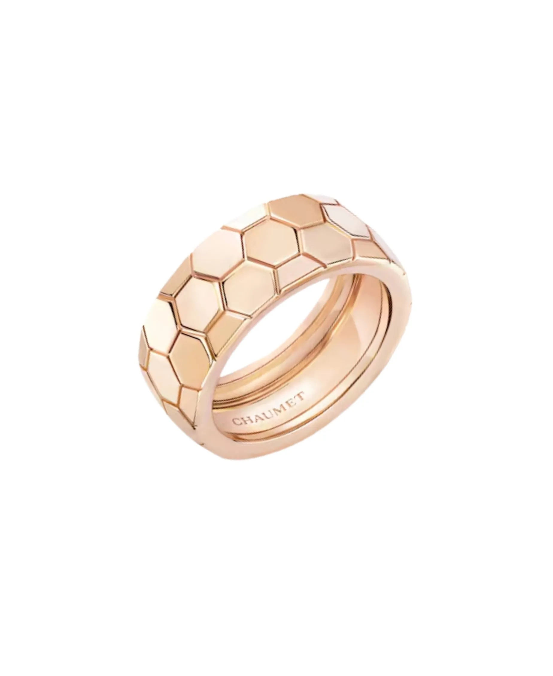 Anillo Ancho Bee de Chaumet en Oro Rosa | 085408