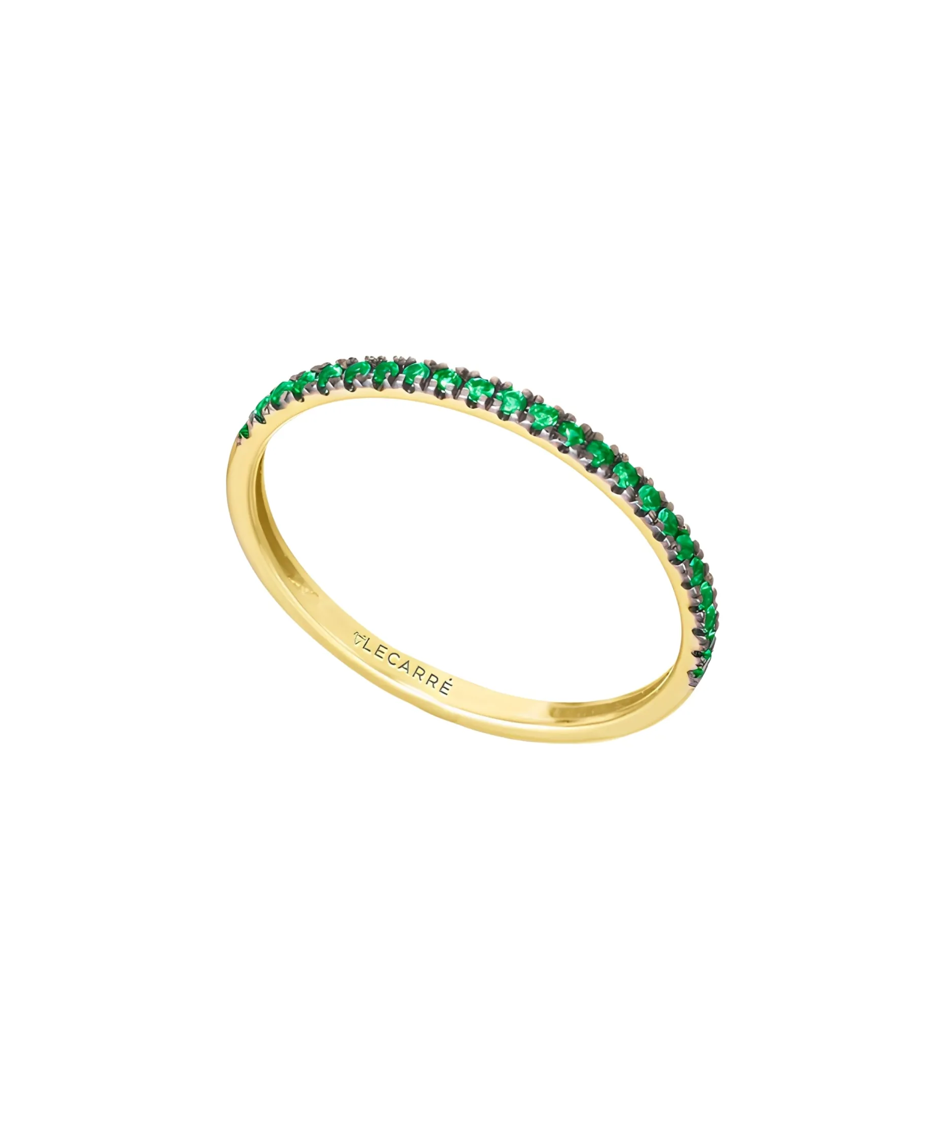 Anillo Back to Eden LECARRÉ Oro con Esmeraldas | GA194ES