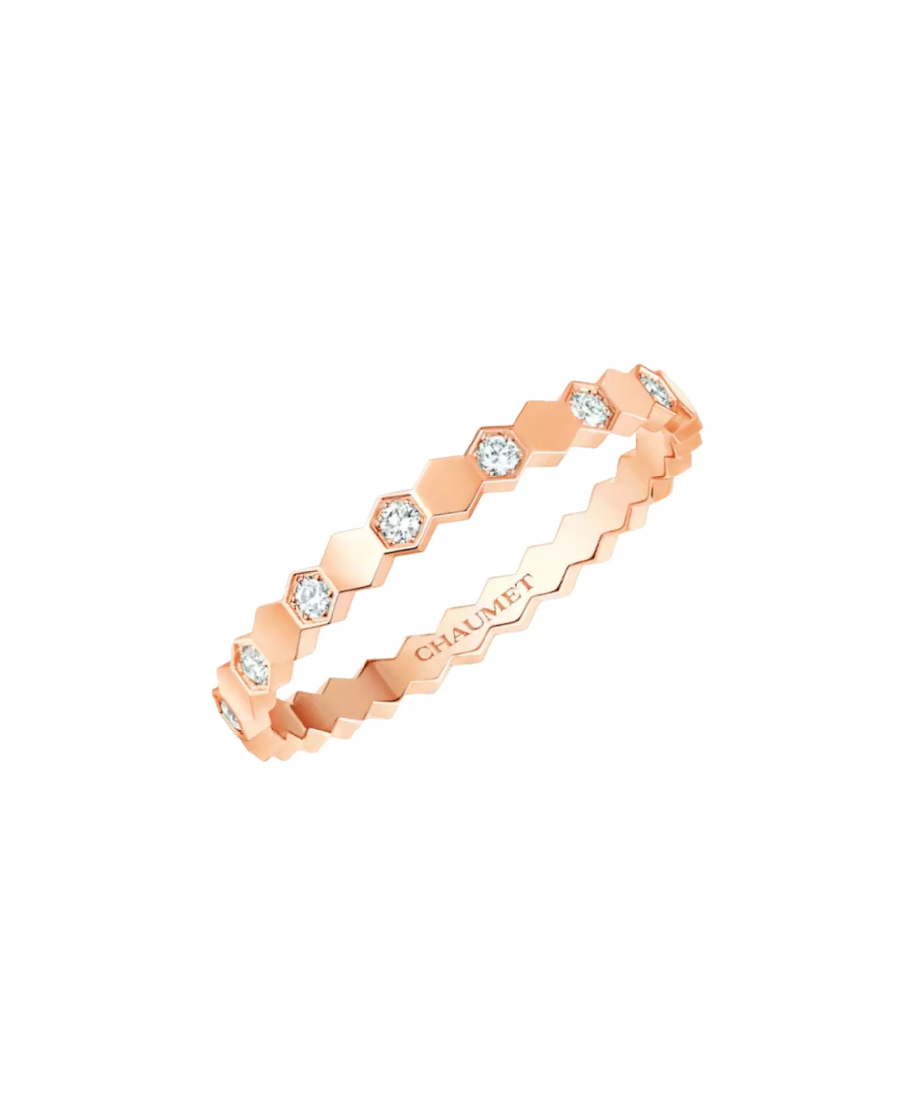Anillo Bee de Chaumet Oro Rosa y Diamantes | 081933