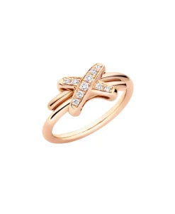 Anillo Chaumet Jeux de Liens Oro Rosa y Diamantes | 081239