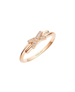 Anillo Chaumet Jeux de Liens Oro Rosa y Diamantes | 082218