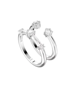 Anillo Constella Swarovski Set 2 Piezas Blanco con Baño de Rodio | 5640961