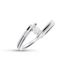 Anillo de Compromiso Solitario con Diamante en Oro Blanco