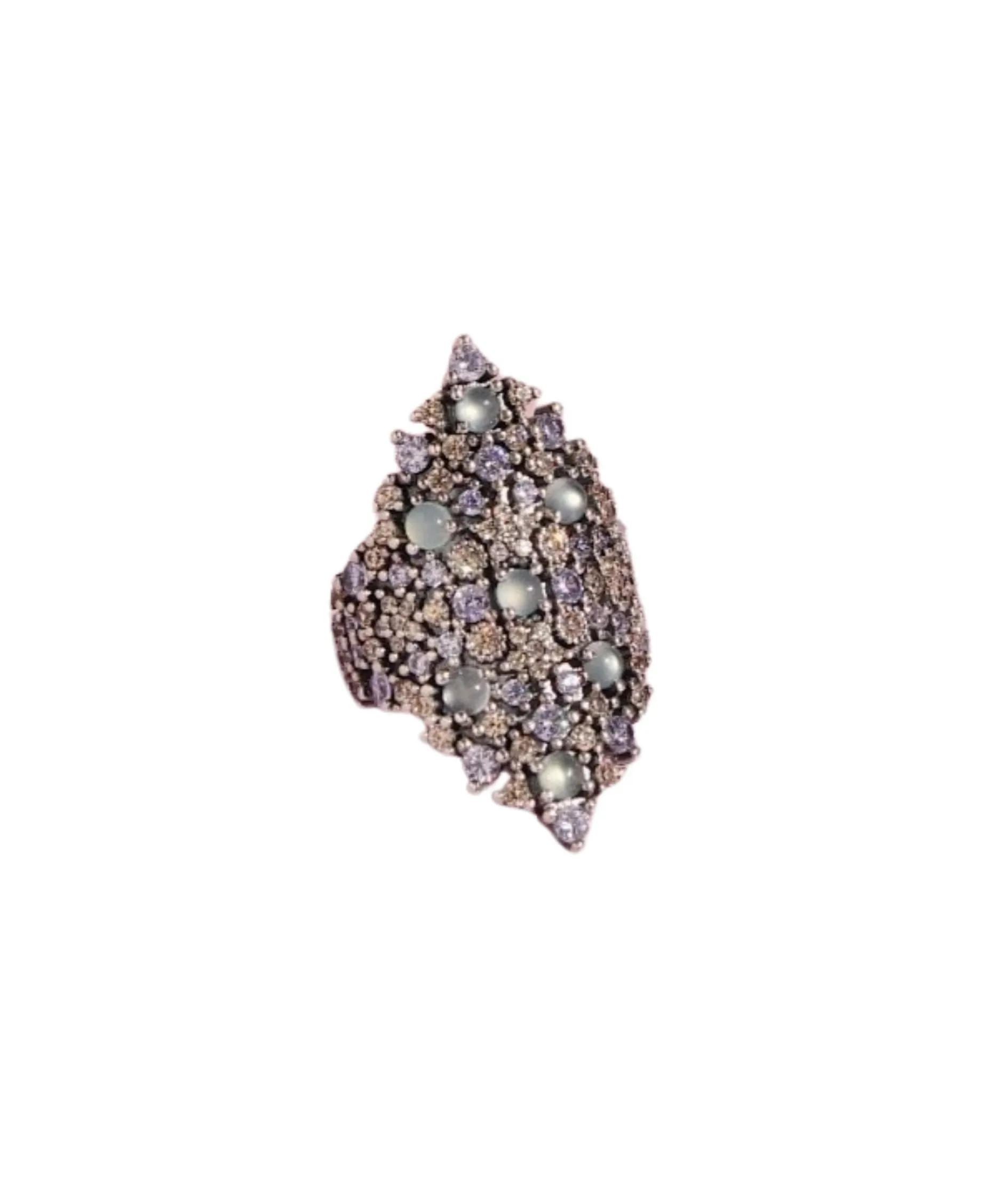 Anillo DELCERRO Plata y Calcedonia | 10671CA