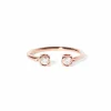 Anillo Dinh Van Le Cube Diamant Oro Rosa y Diamantes | 208515