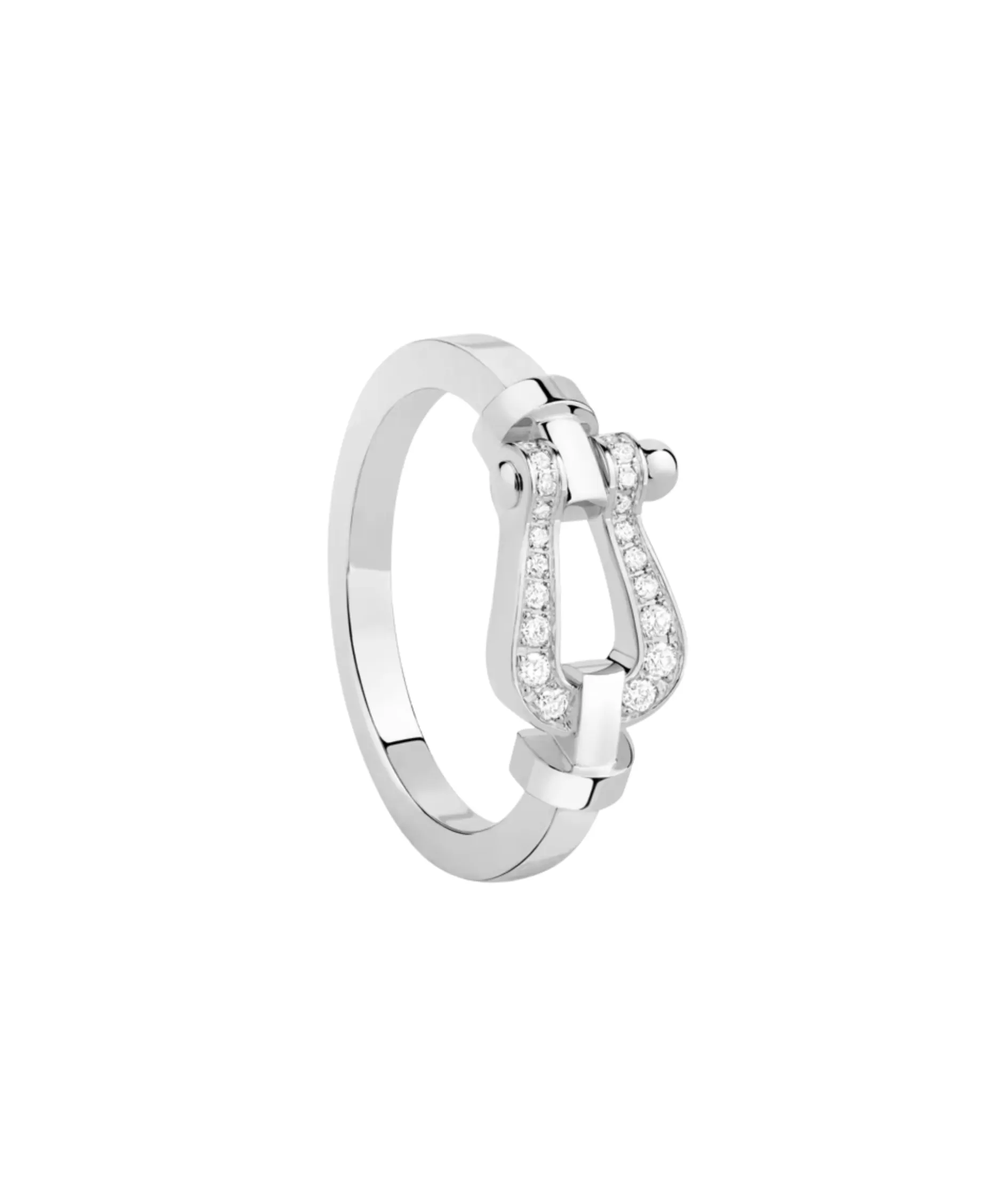 Anillo FRED Force 10 Oro Blanco Diamantes | 4B2004