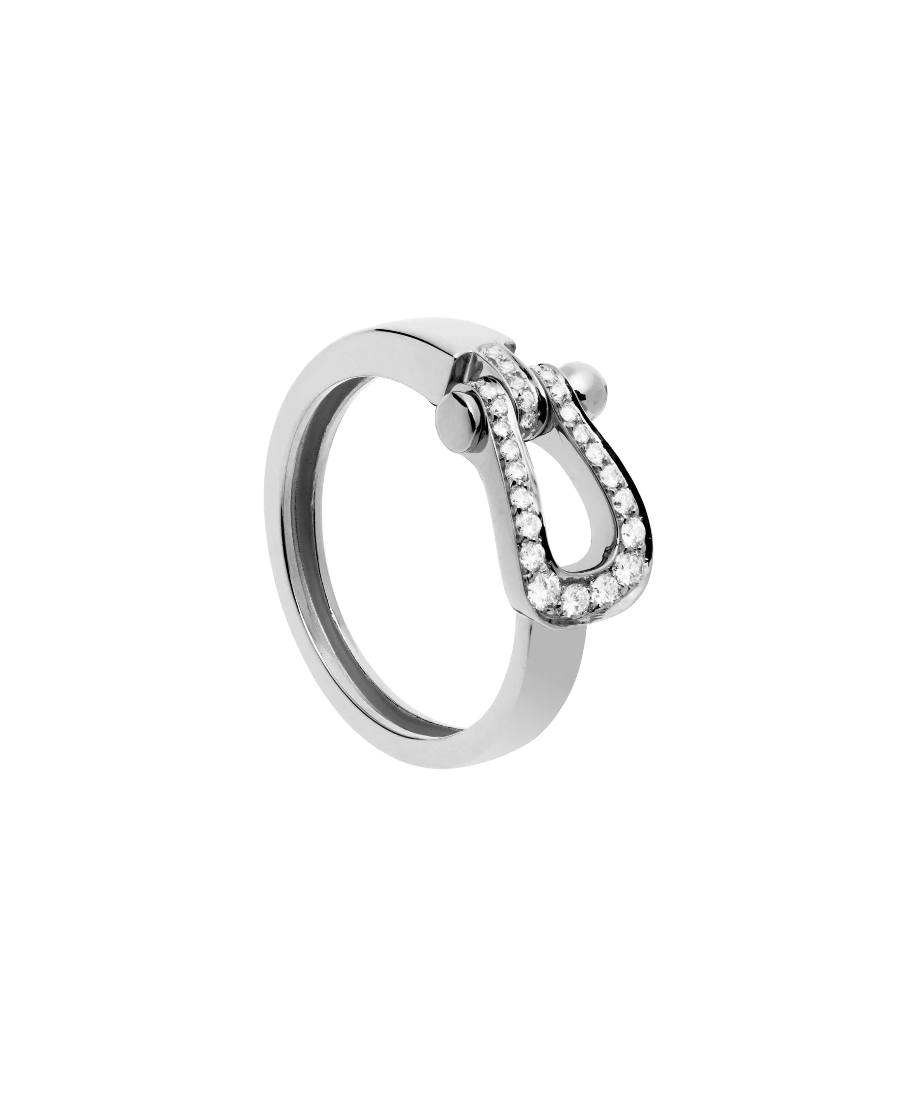 Anillo FRED Force 10 Oro Blanco Diamantes | 4B0379