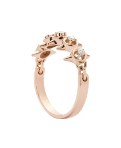 Anillo Gold&Roses Peak Palace Rivière 5 Oro Rosa y Diamantes | GR-602.3