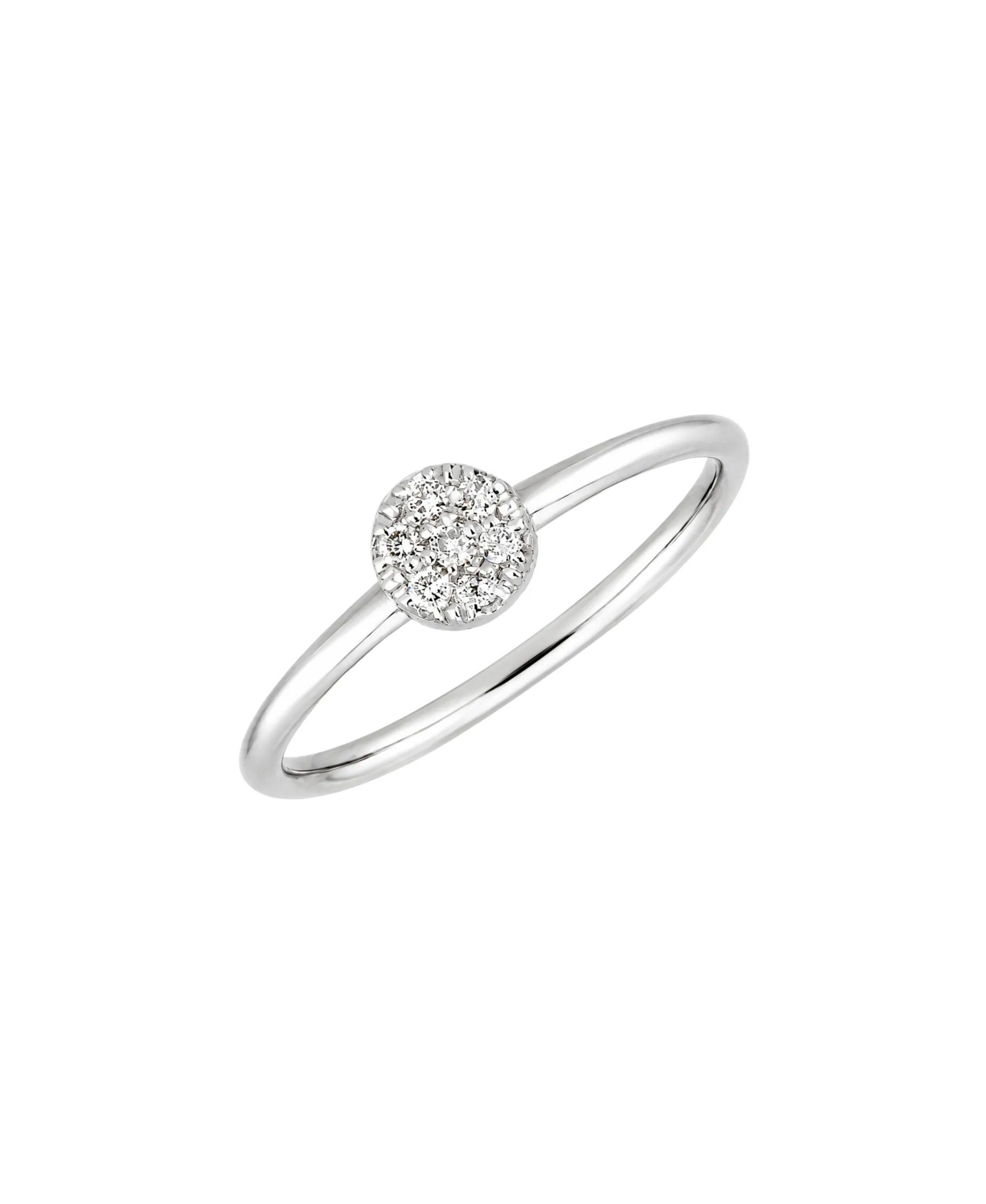Anillo Gold&Roses So Pavé Oro Blanco y Diamantes | GR-138.1