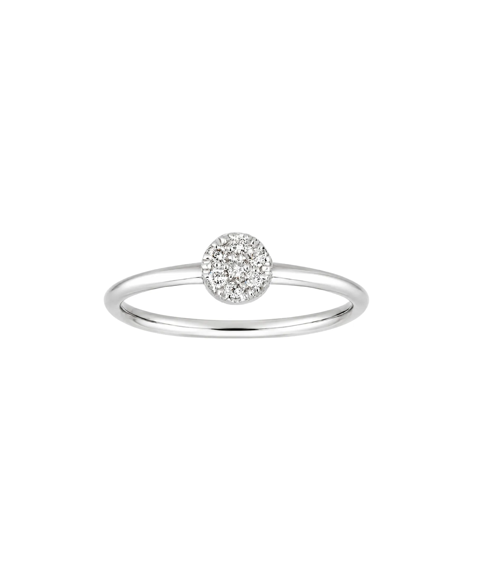 Anillo Gold&Roses So Pavé Oro Blanco y Diamantes | GR-138.1