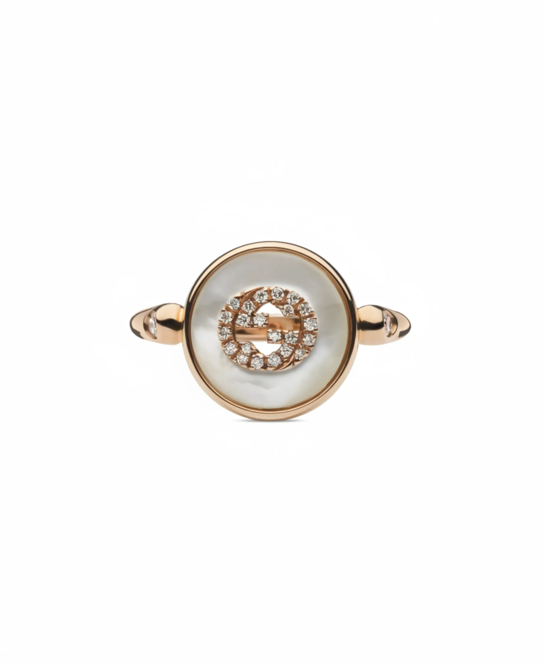 Anillo Gucci Interlocking Oro Rosa | YBC786764001012