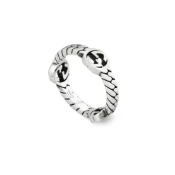 Anillo Gucci Interlocking Plata | YBC661523001016
