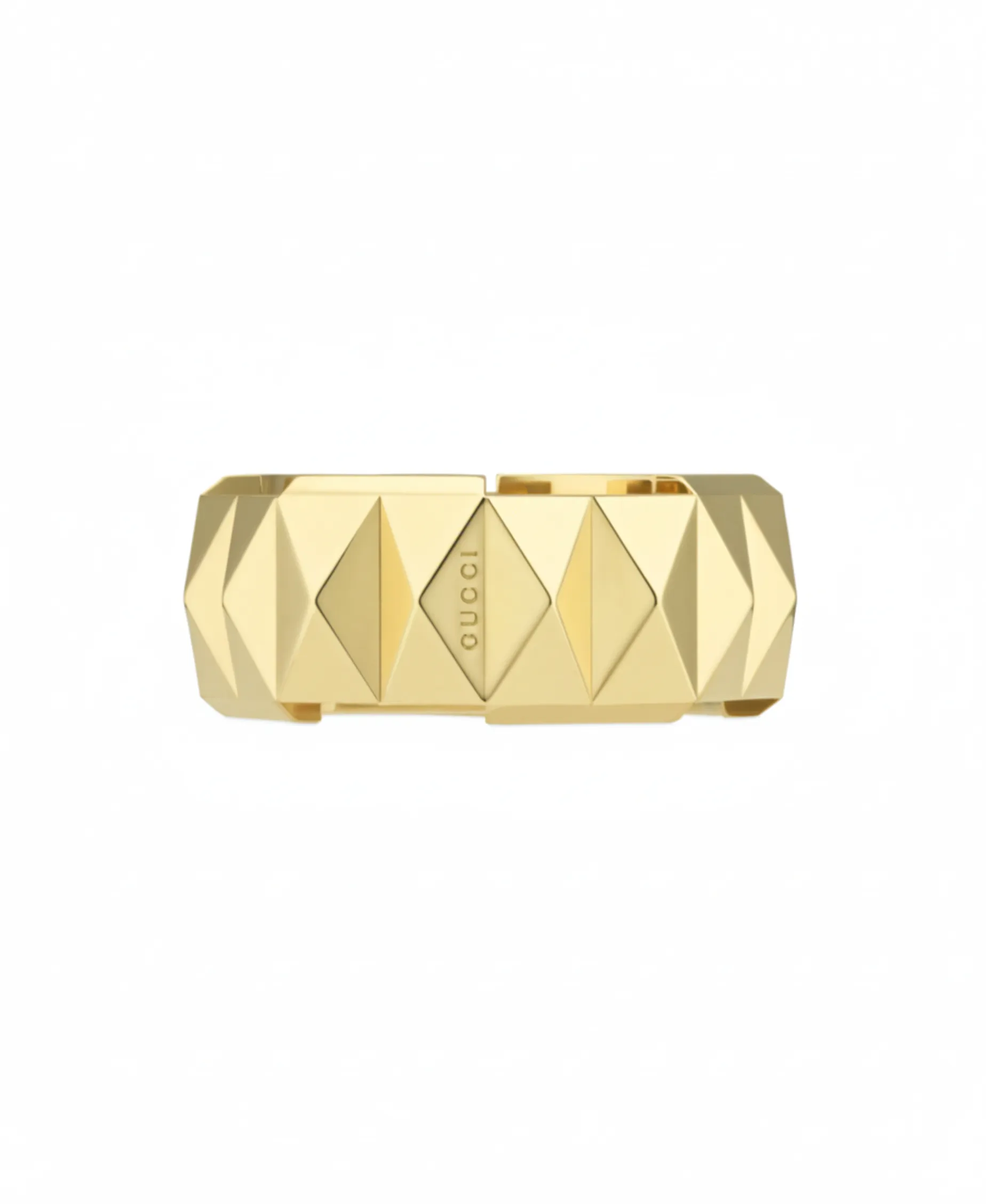 Anillo Gucci Link to Love Oro Amarillo Extra Ancho | YBC7023790010