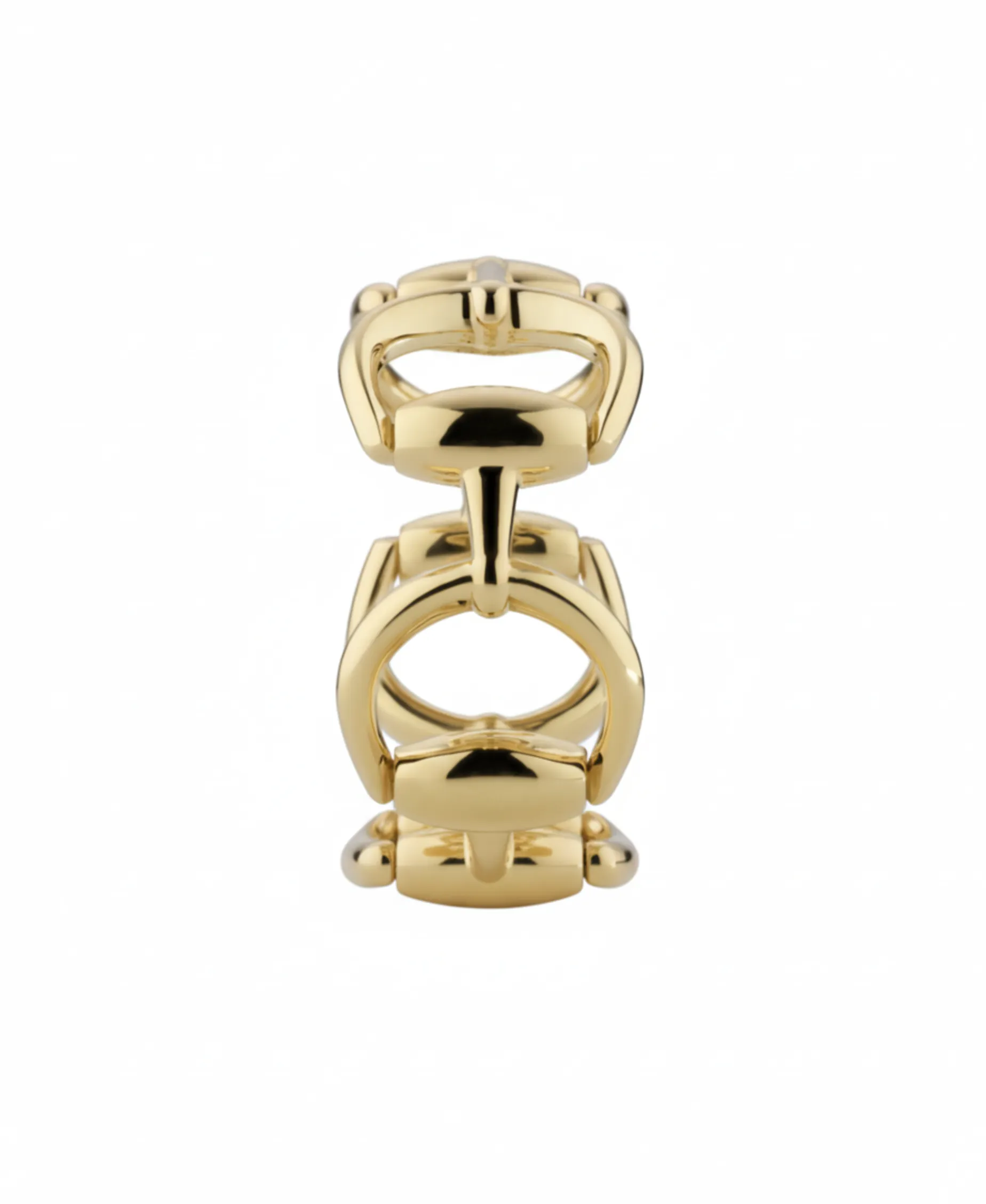Anillo Gucci Multi Horsebit Oro Amarillo | YBC831316001015