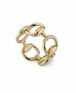 Anillo Gucci Multi Horsebit Oro Amarillo | YBC831316001015