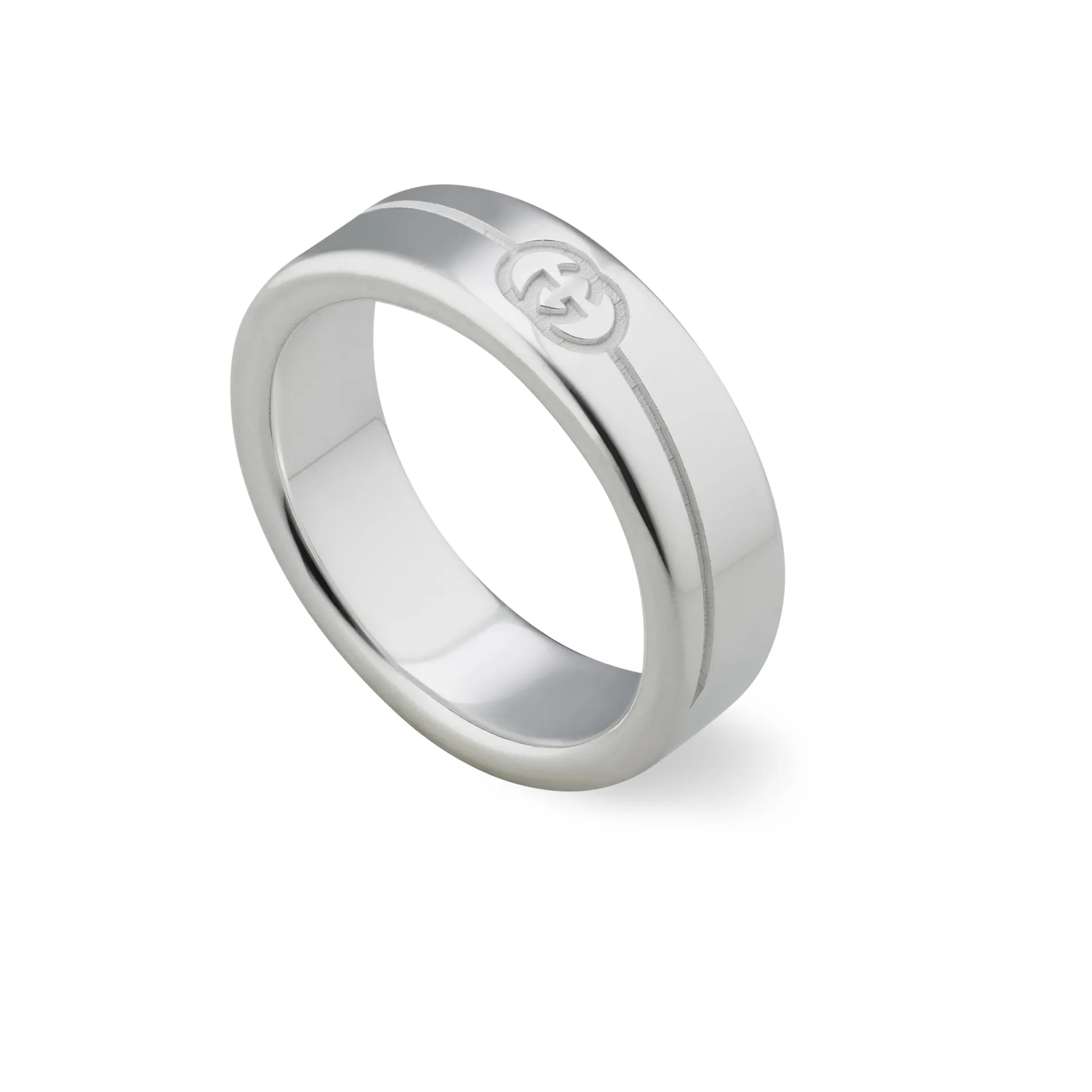 Anillo Gucci Tag Plata | YBC774052001014