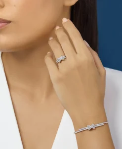 Anillo Jeux de Liens Chaumet Oro Blanco y Diamantes | 081293