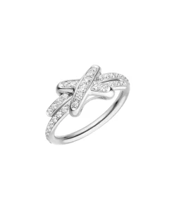 Anillo Jeux de Liens Chaumet Oro Blanco y Diamantes | 081293