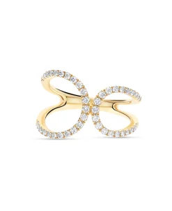 Anillo Lazo con Diamantes 0,47 cts en Oro Amarillo