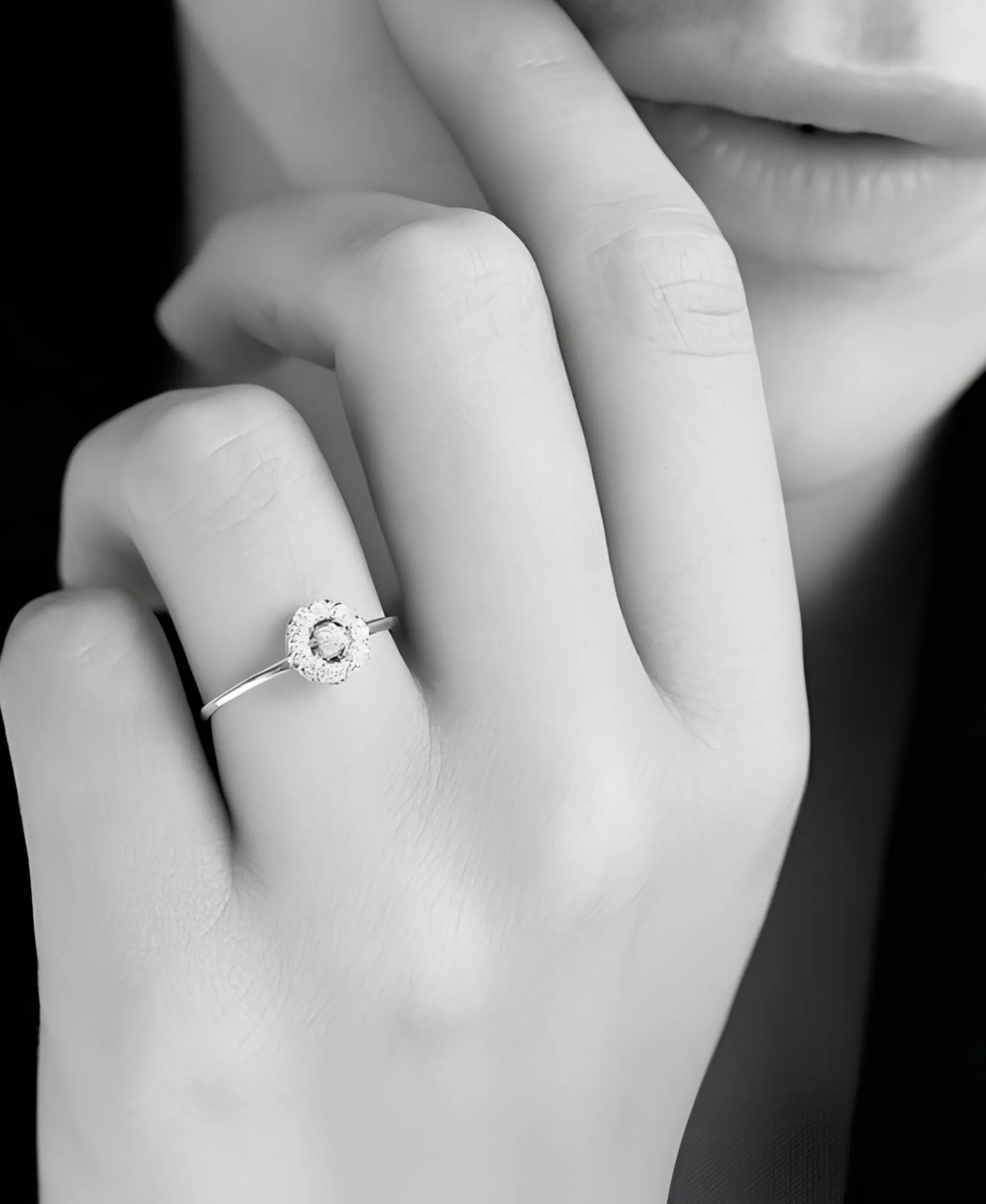 Anillo LECARRÉ Oro Bicolor Roseta con Diamantes | GA196OA