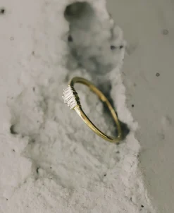 Anillo LECARRÉ Oro Degradé con Diamantes Baguette | GA130OA