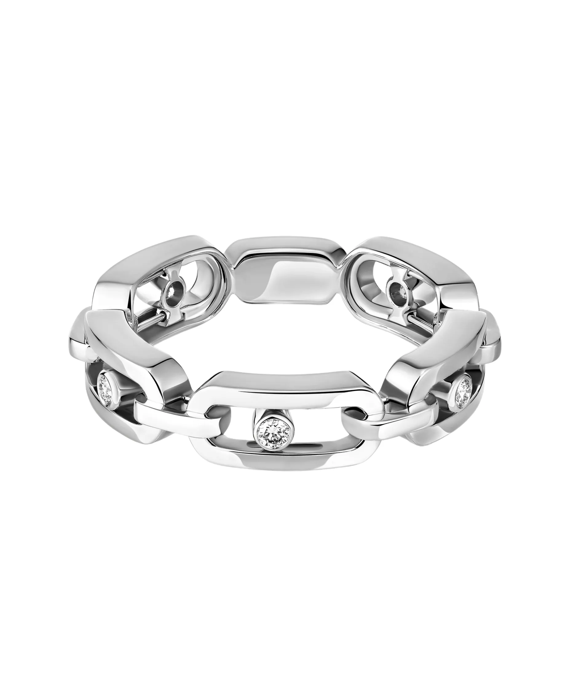 Anillo Messika Move Link Multi Oro Blanco | 12078-WG