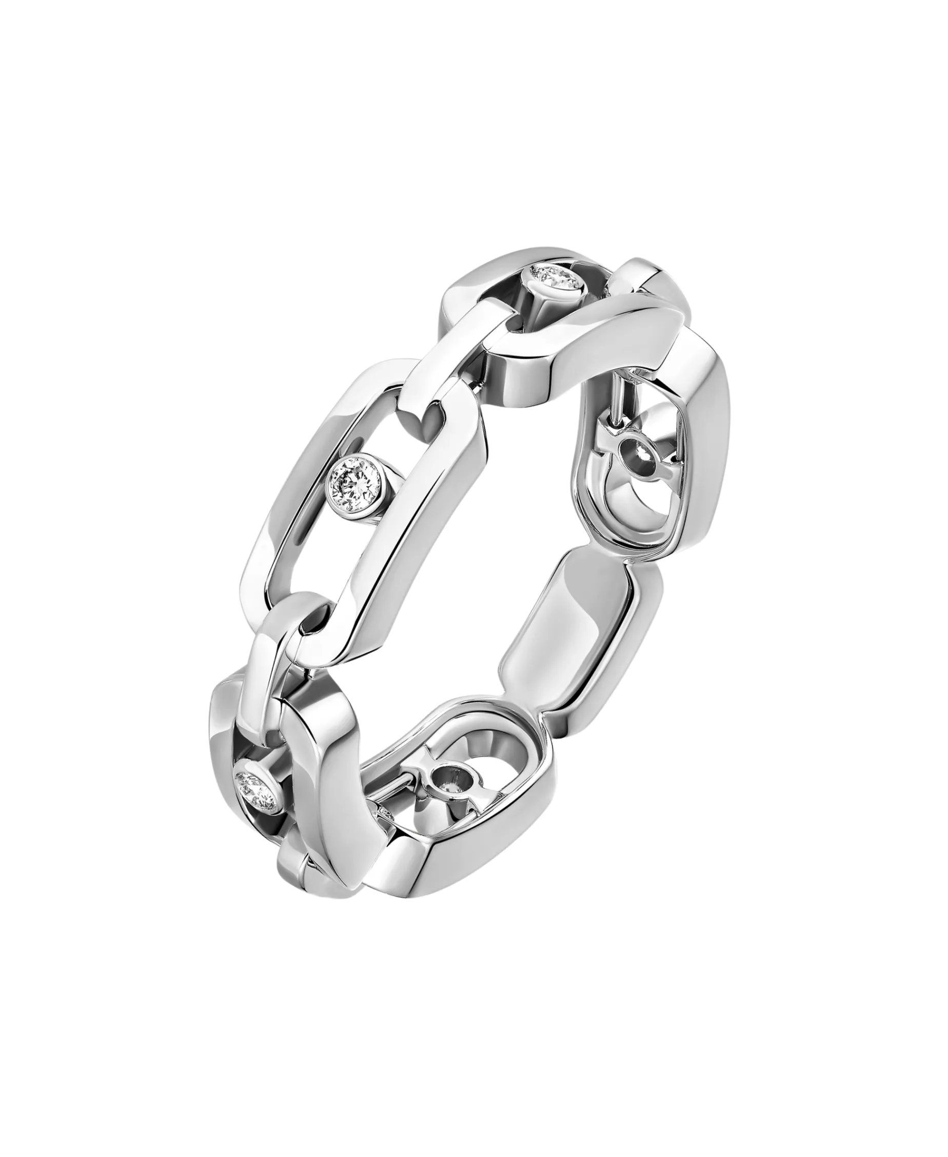 Anillo Messika Move Link Multi Oro Blanco | 12078-WG