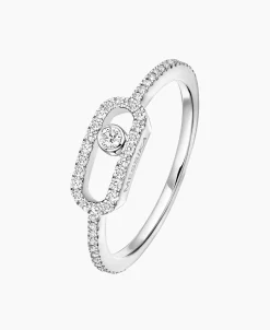 Anillo Messika Move Uno Pavé Oro Blanco | 05630-WG