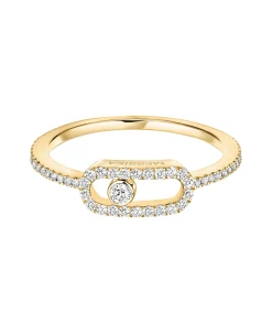 Anillo Messika Move Uno Pavé Oro Amarillo | 05630-YG