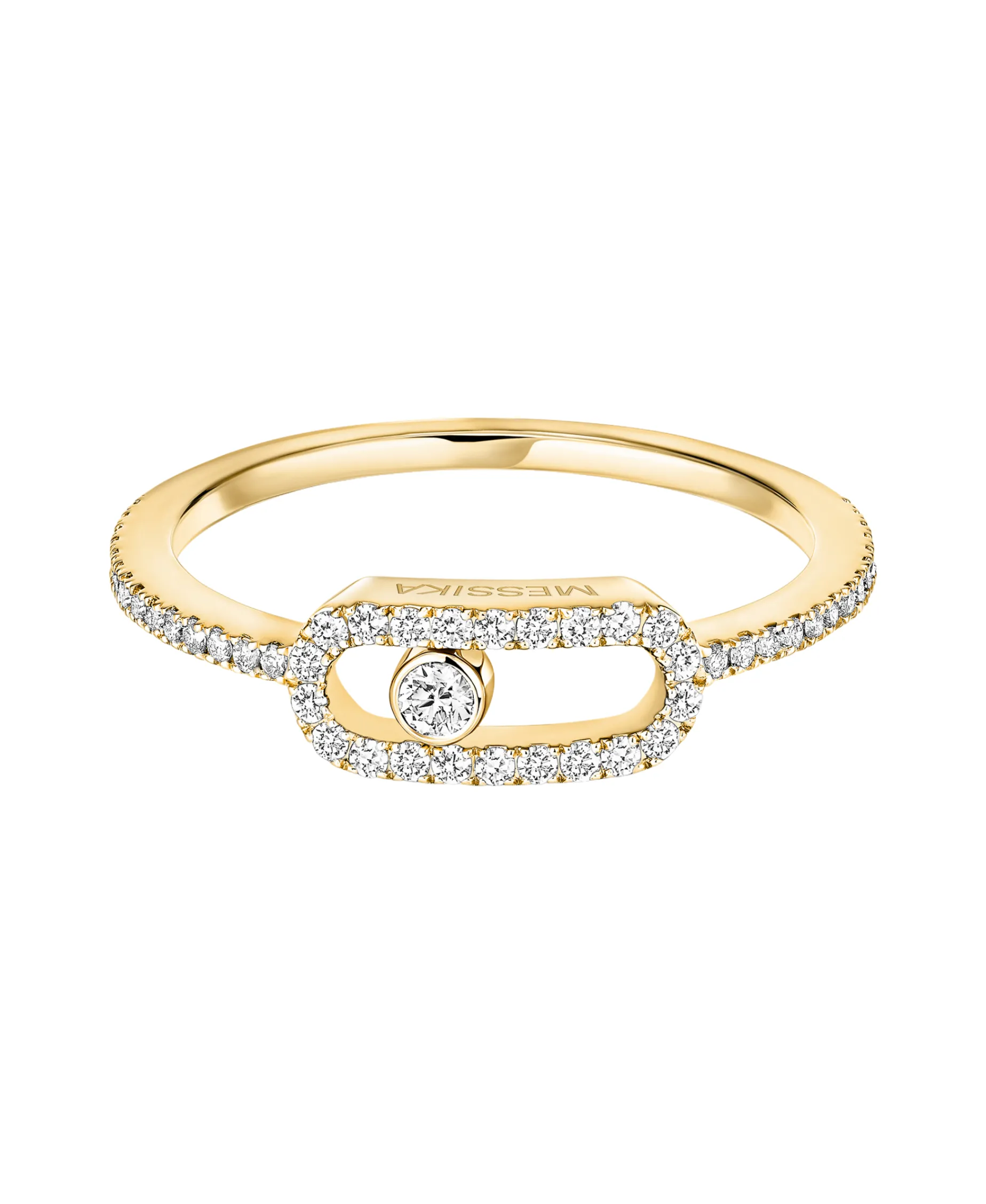 Anillo Messika Move Uno Pavé Oro Amarillo | 05630-YG