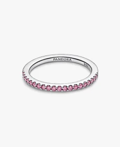 Anillo Pandora Banda Brillante Rosa | 192999C02