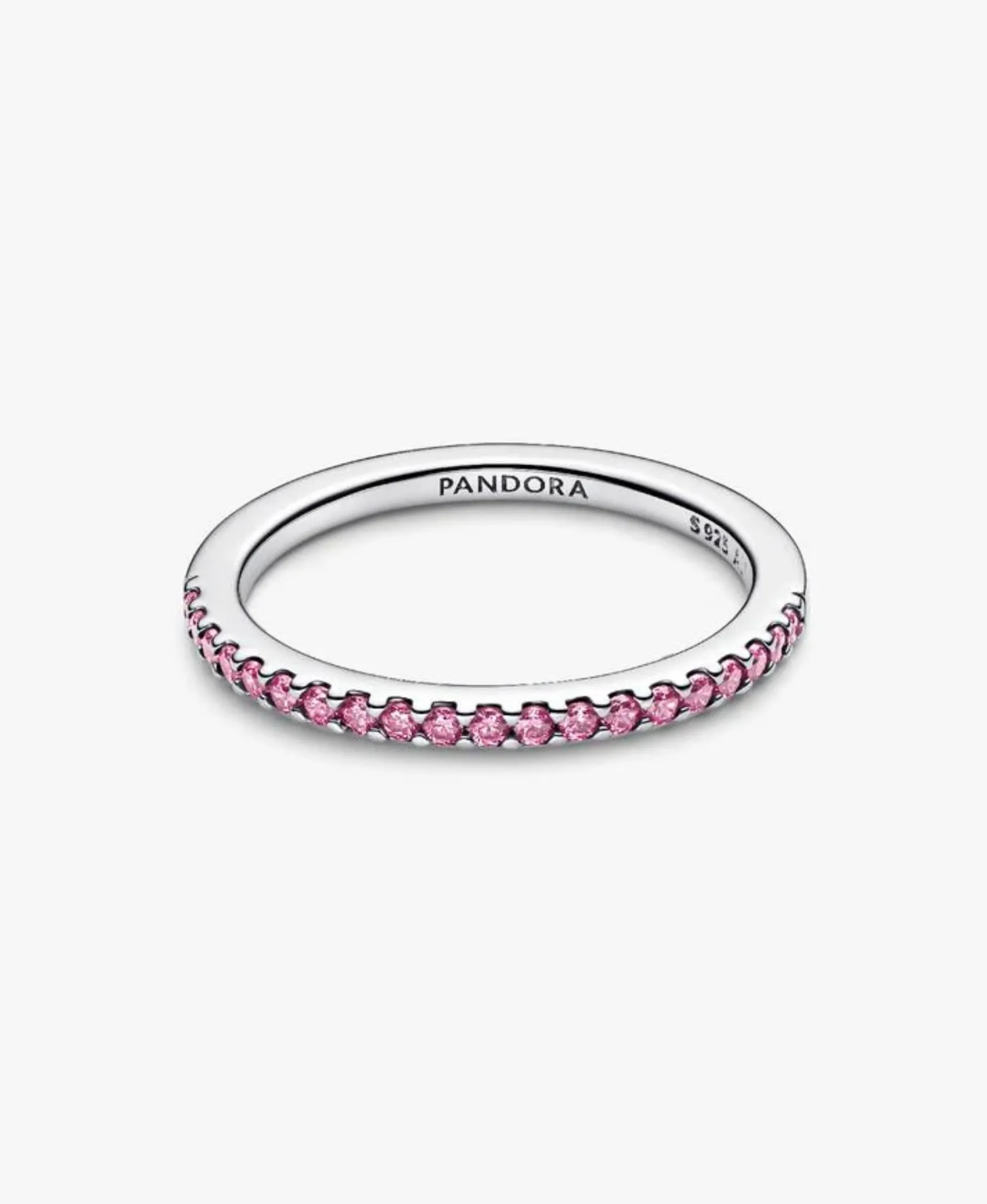 Anillo Pandora Banda Brillante Rosa | 192999C02