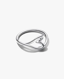 Anillo Pandora Corazón Pequeño Forma Orgánica | 194361C00