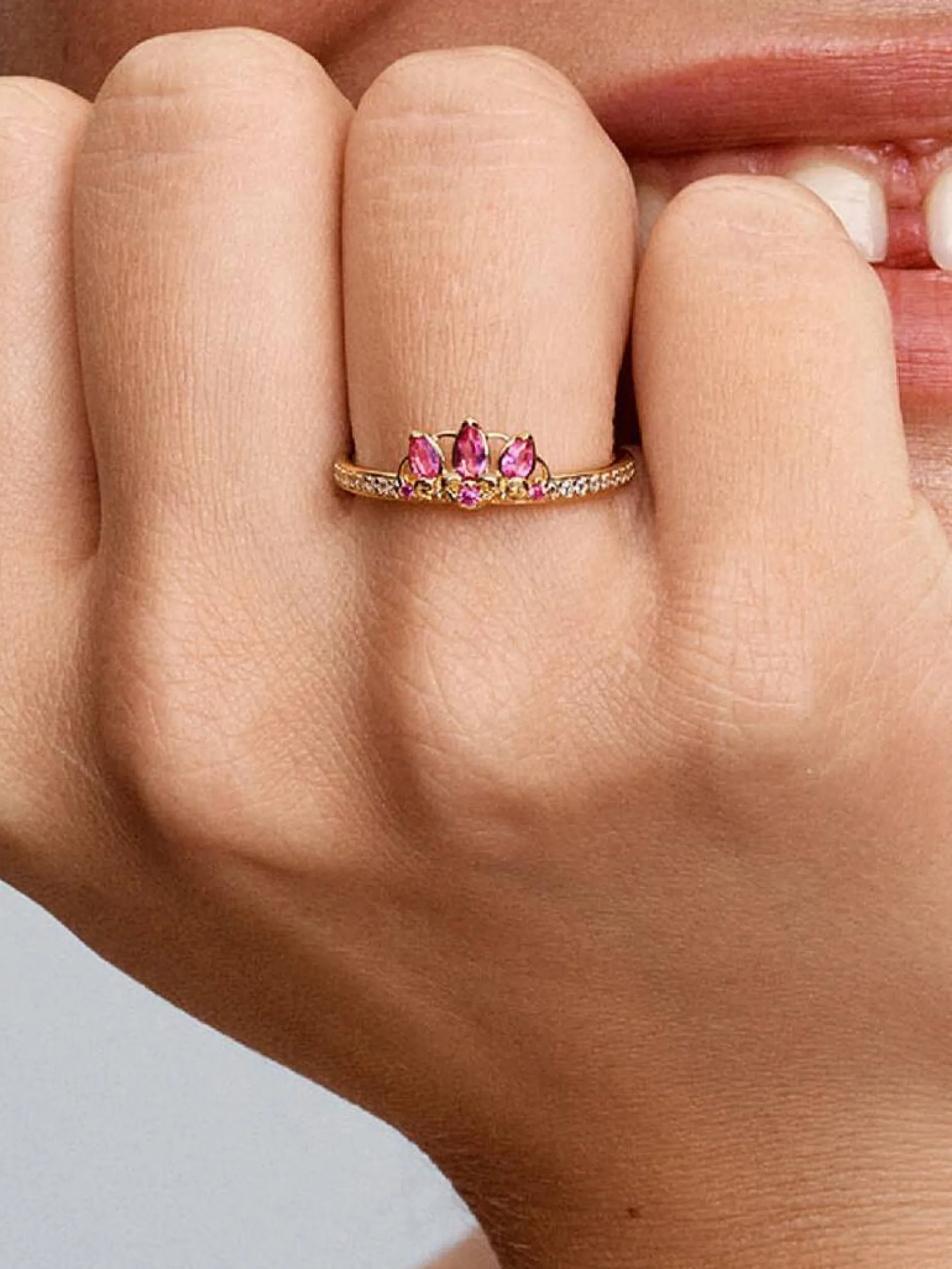 Anillo Pandora Princesa Rapunzel de Disney | 163651C01-52
