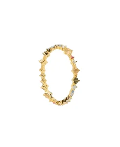 Anillo Papillon PDPAOLA Plata con Baño de Oro 18K Multicolor | AN01-191