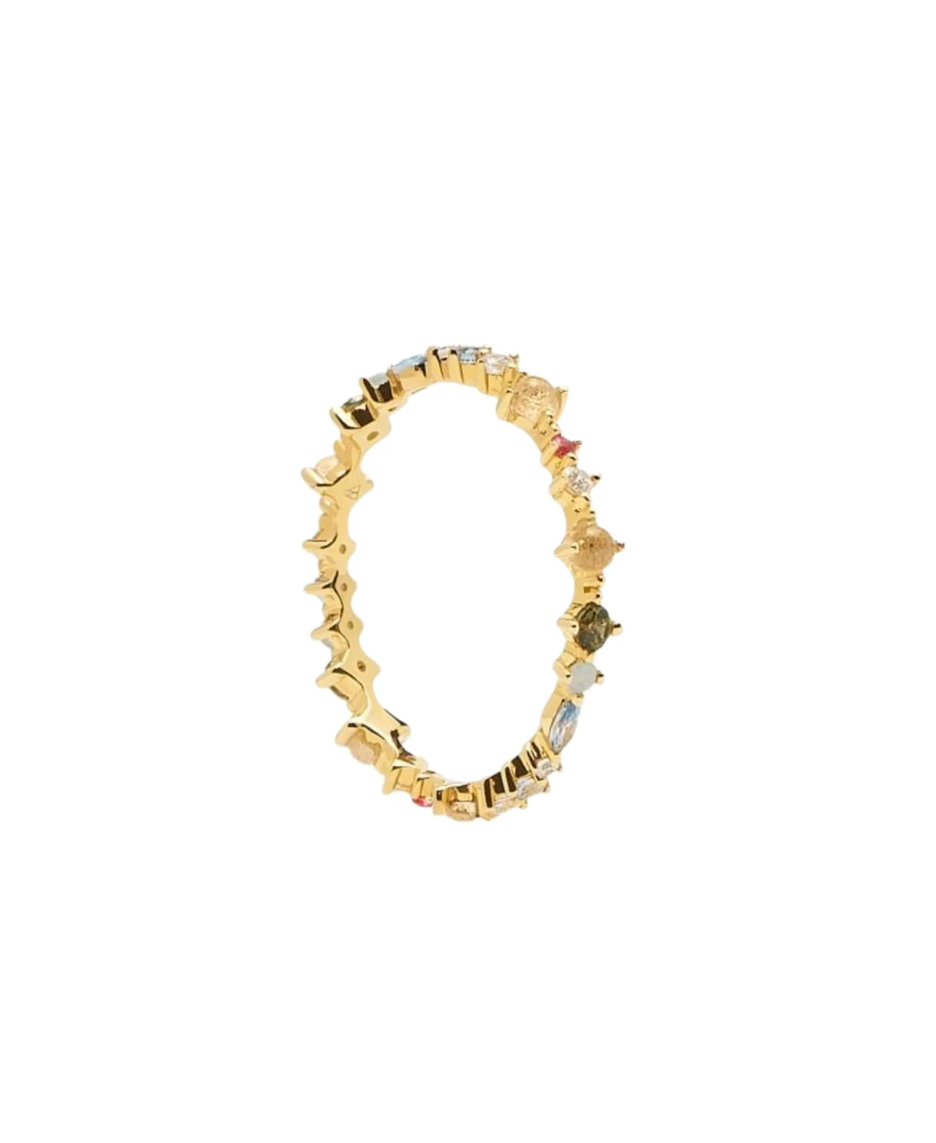 Anillo Papillon PDPAOLA Plata con Baño de Oro 18K Multicolor | AN01-191