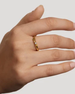 Anillo PDPAOLA Rainbow Wing Plata Baño Oro | AN01-C10