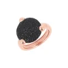 Anillo PESAVENTO Polvere di Sogni Negro Plata Baño Oro Rosa | WPLVA2303