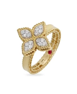 Anillo Roberto Coin Princess Flower Con Diamantes | ADR777RI0639