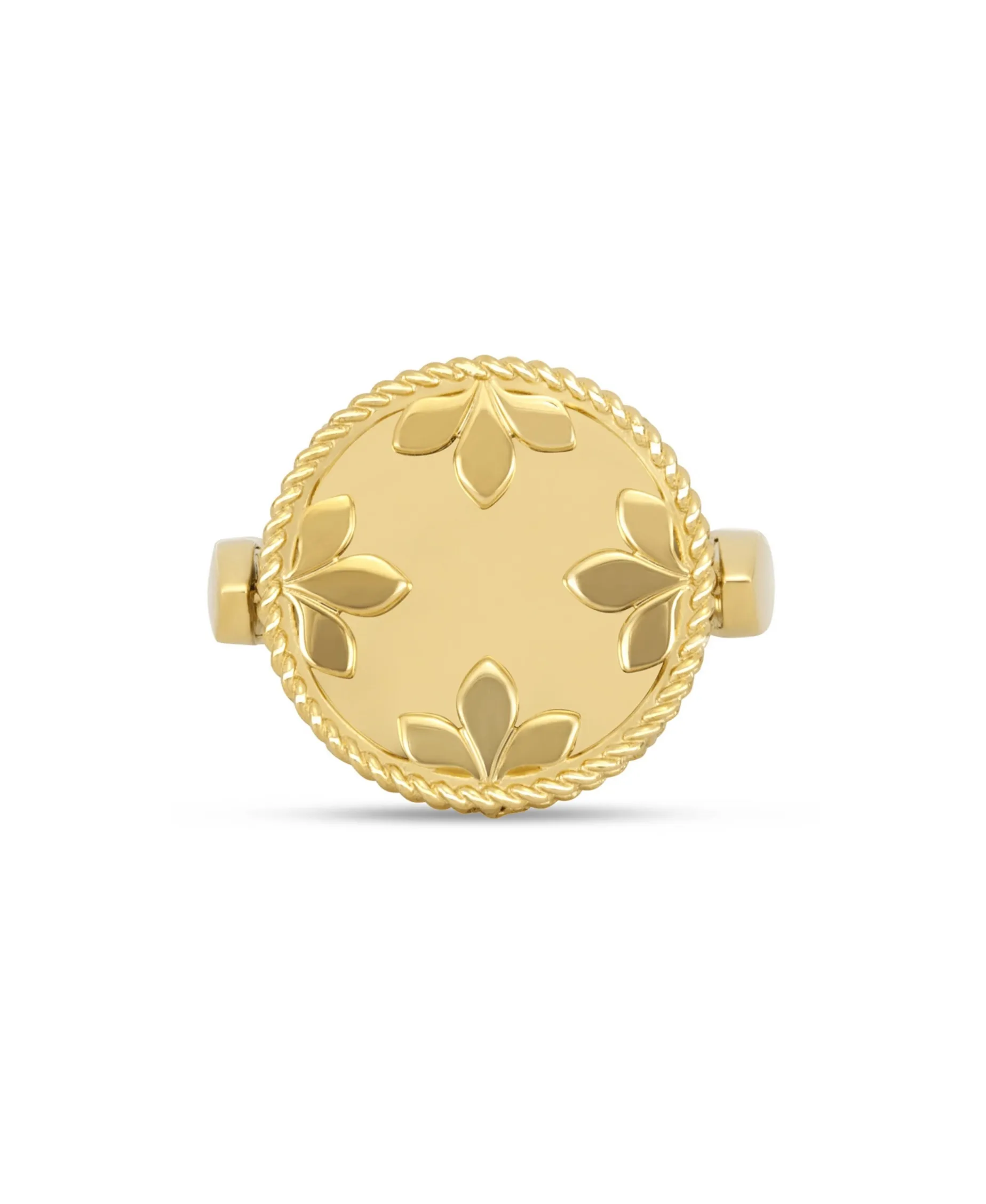 Anillo Venetian Medallions Roberto Coin en Oro Amarillo con Nácar y Diamantes - ADV888RI2500
