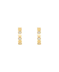 Aros Pequeños Bee de Chaumet Oro Amarillo y Diamantes | 085475