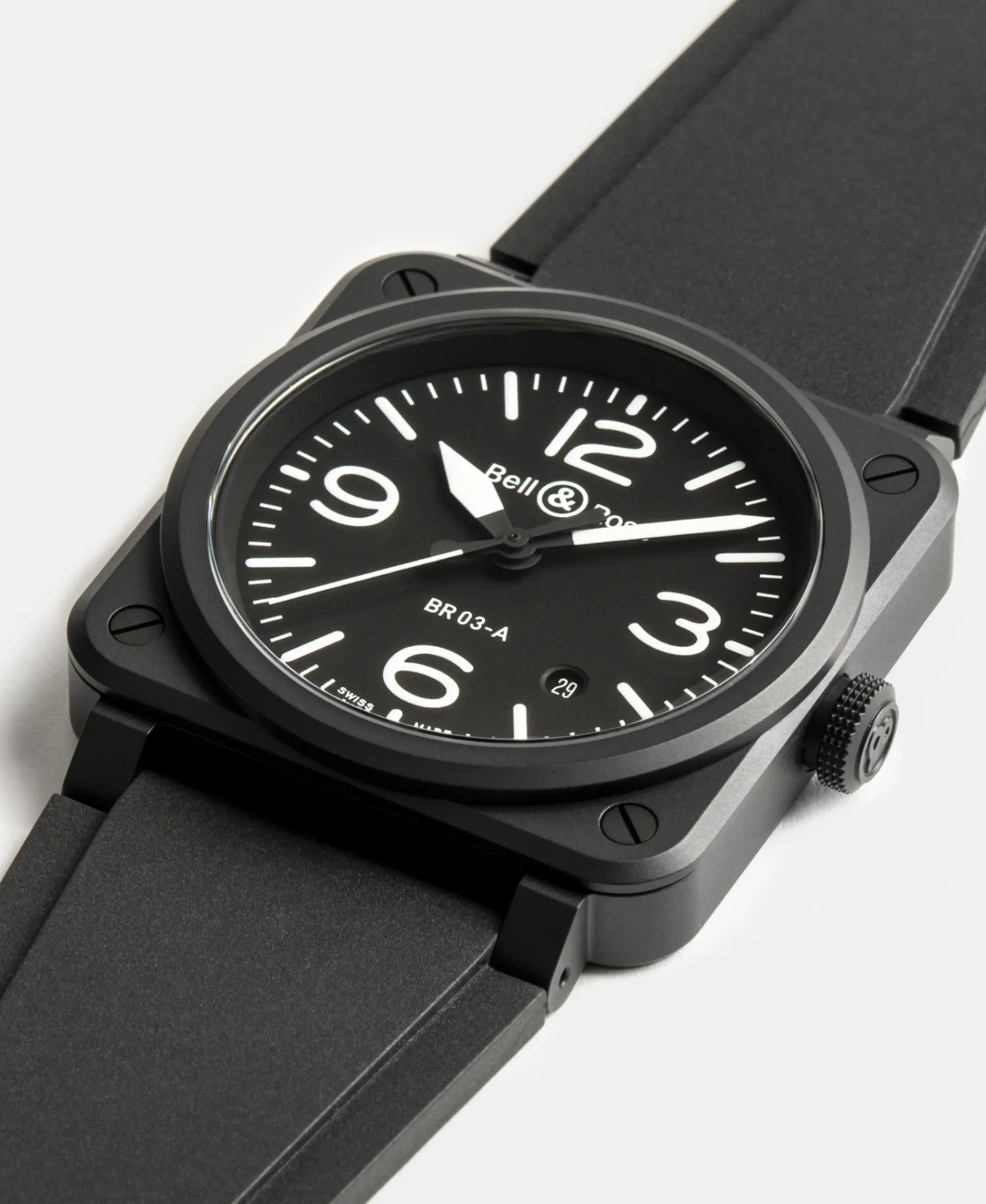 Bell & Ross BR-03 Black Matte 41 mm | BR03A-BL-CE/SRB