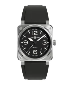 Bell & Ross BR-03 Black Steel 41 mm | BR03A-BL-ST/SRB