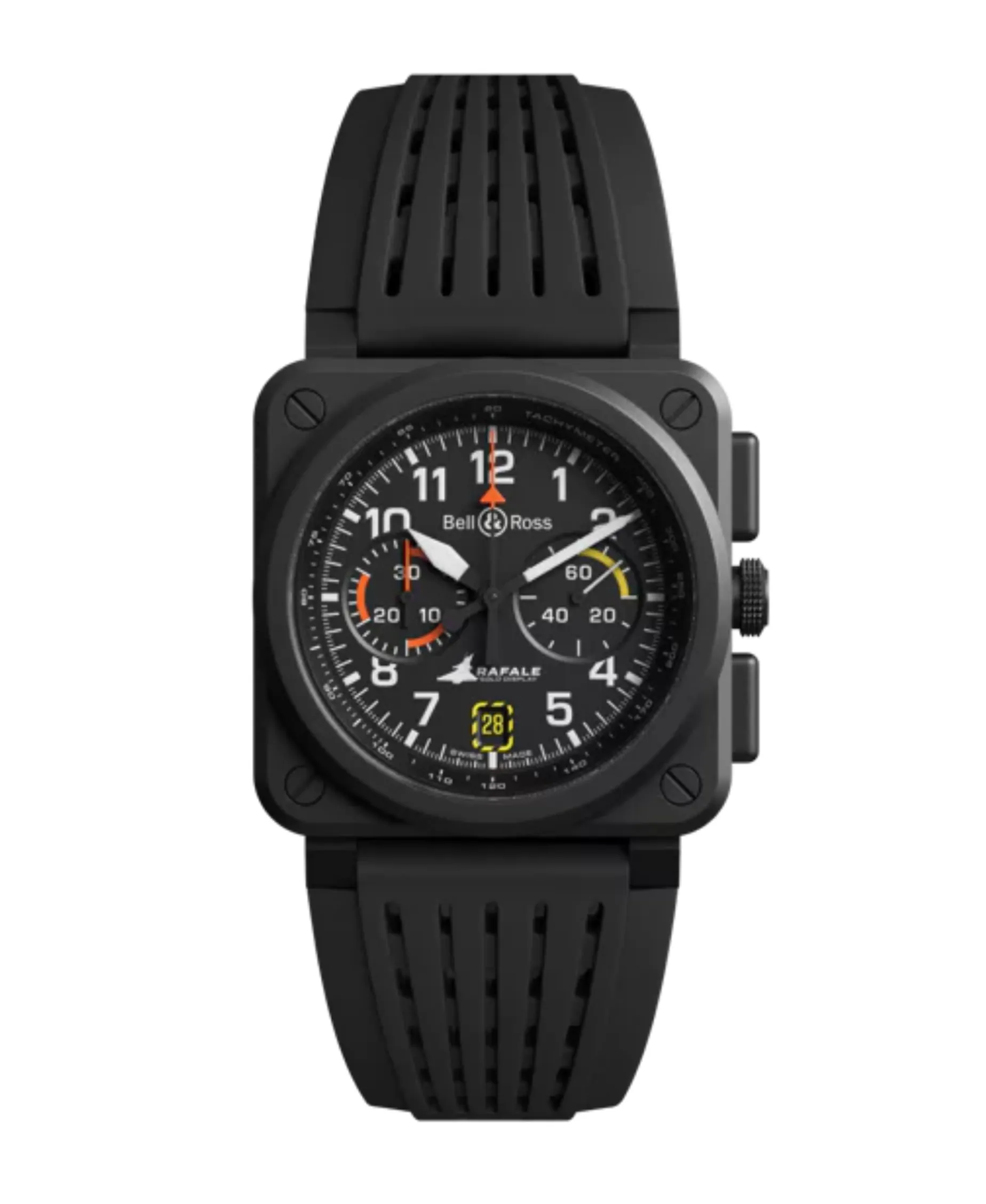 Bell & Ross BR-03 Chrono Rafale Solo Display 42 mm | BR0394-RSD-CE/SRB