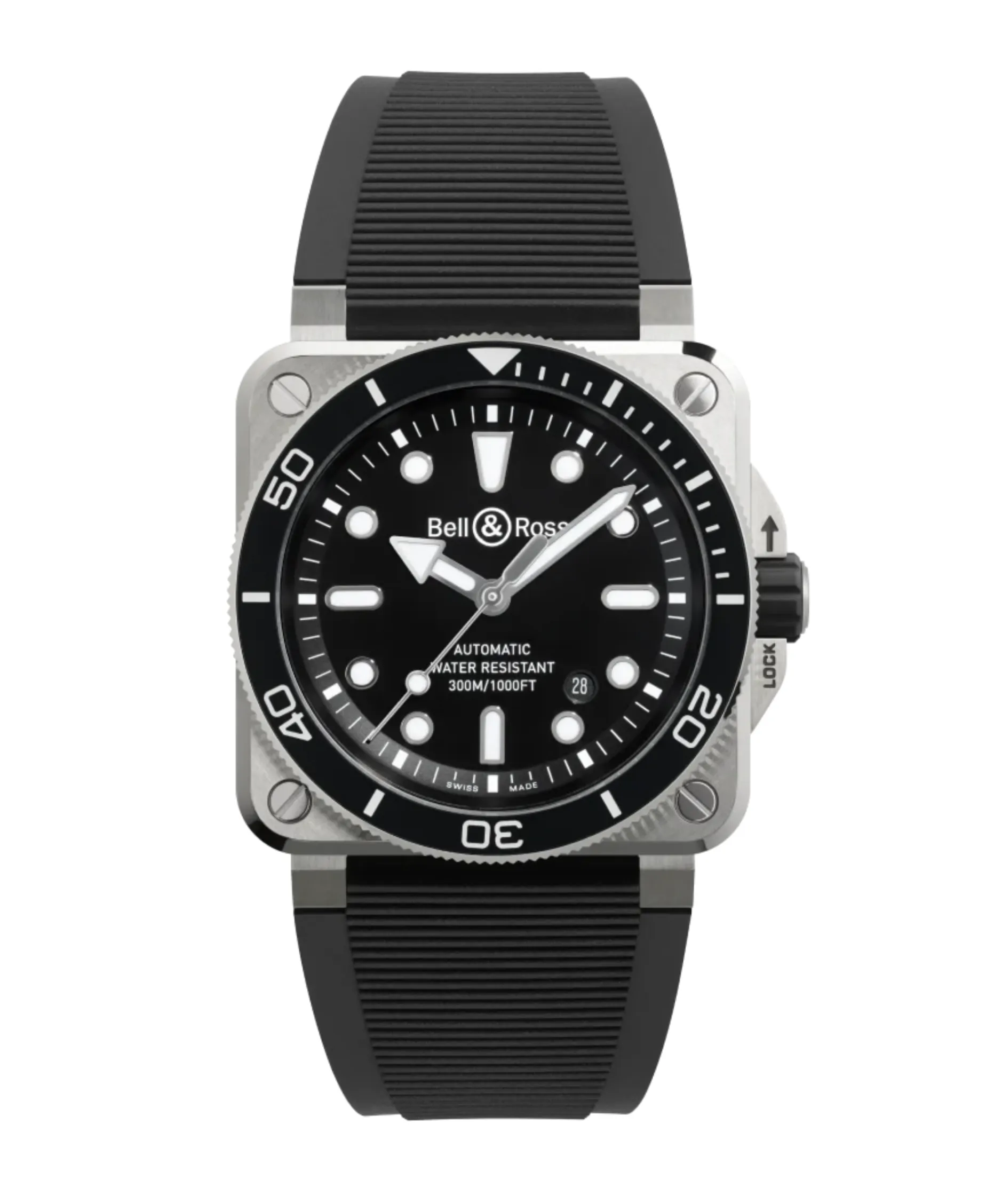 Bell & Ross BR-03 92 Diver Black Steel 42 mm | BR03A-D-BL-ST/SRB